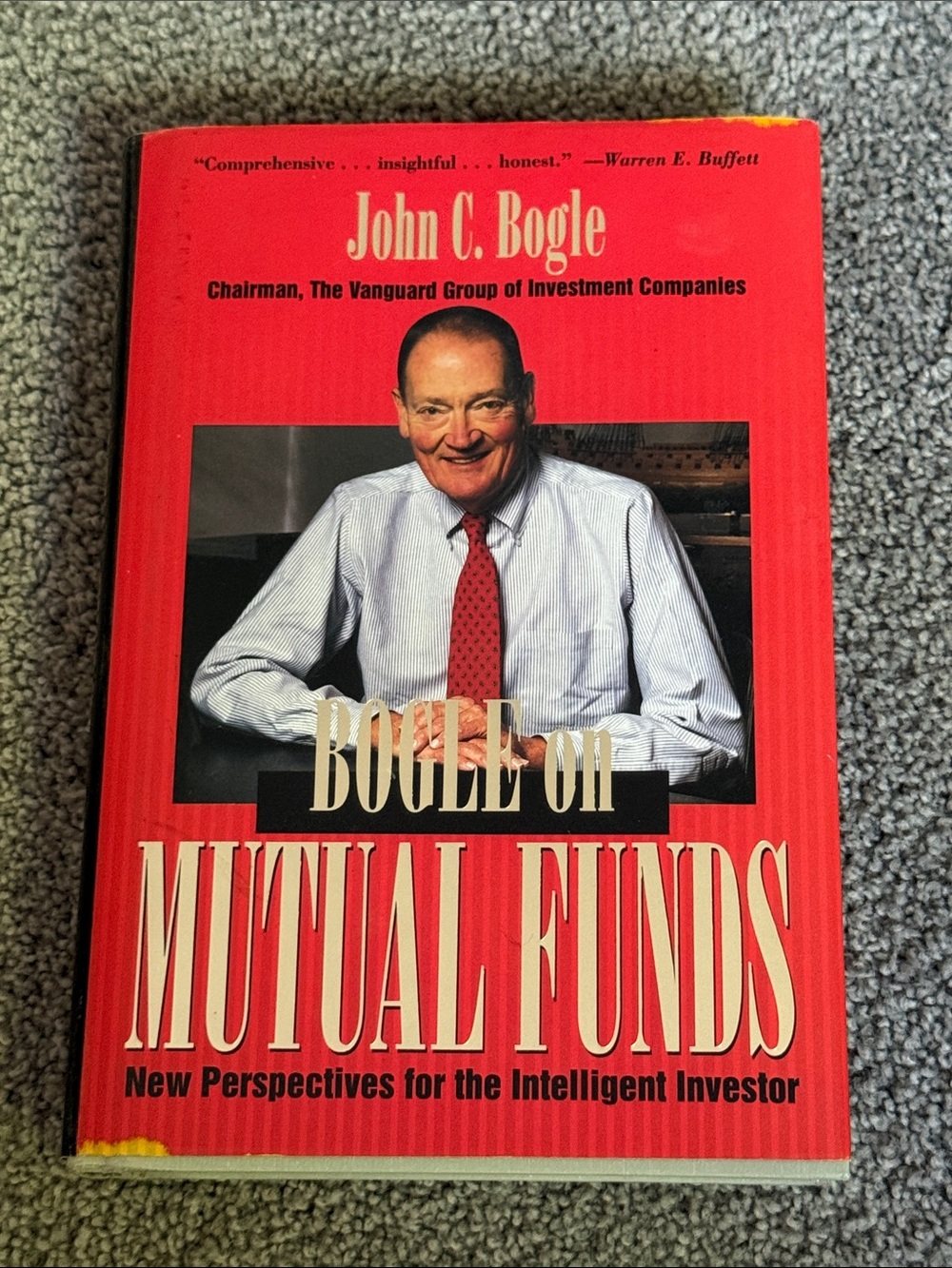 ‘Bogle on Mutual Funds' - Hardbound Book w/Red Dust Cover. By John C. Bogle